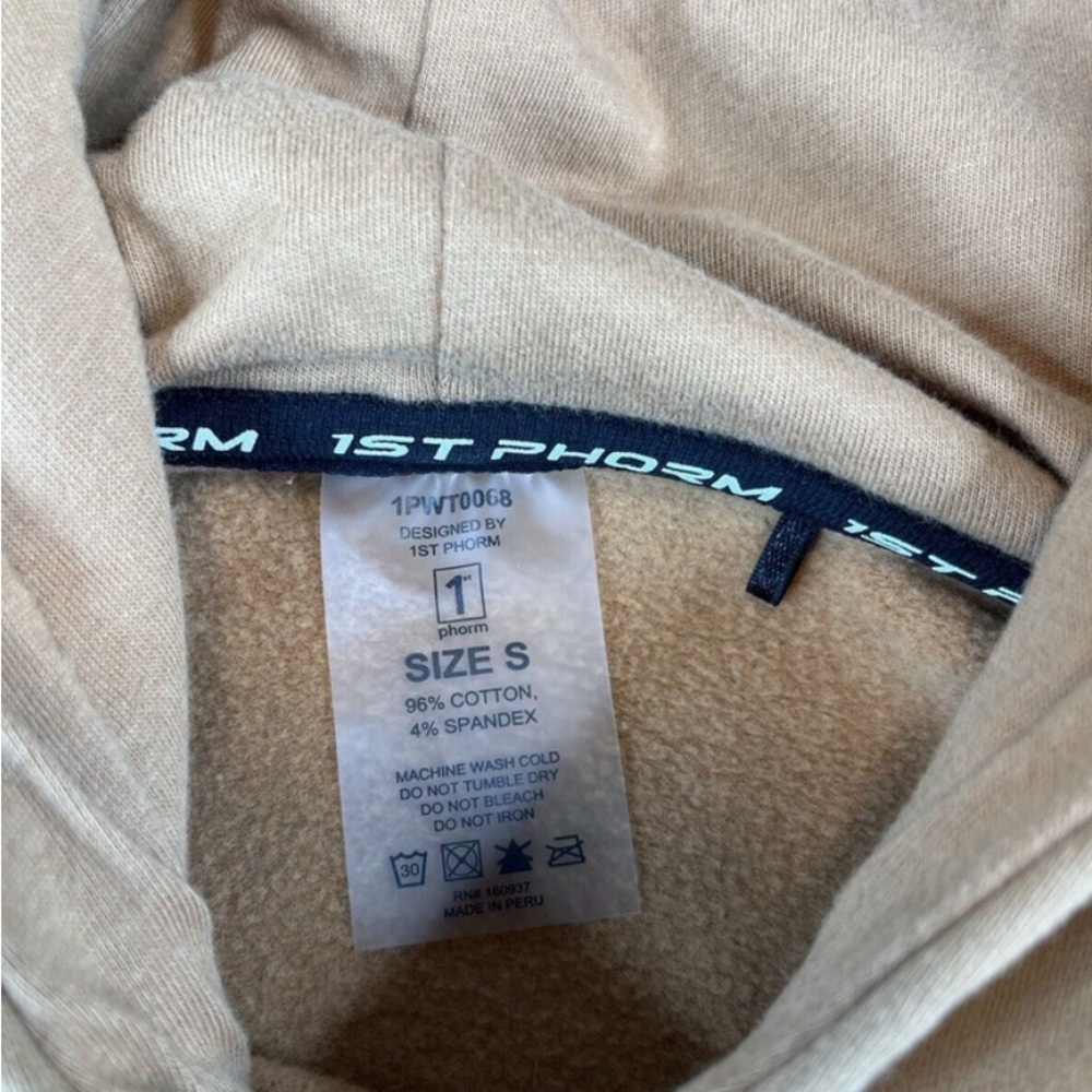 1st Phorm Tan Men's Hoodie - Picture 6 of 7